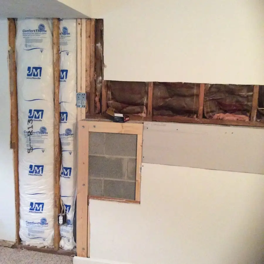 Wall insulation replacement during Contents Cleaning & Restoration in Pleasanton
